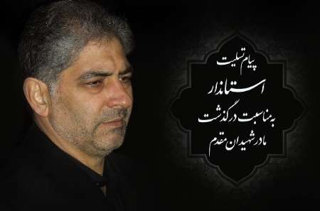 استاندار آذربایجان شرقی درگذشت مادر شهیدان مقدم را تسلیت گفت