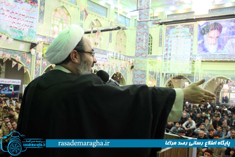 گزارش تصویری/ خروش مردم مراغه به عشق رهبری در سالگرد حماسه ۹ دی در مسجد جامع 17 ۱ (۷)