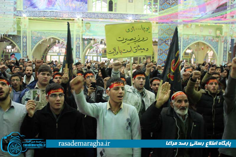 گزارش تصویری/ خروش مردم مراغه به عشق رهبری در سالگرد حماسه ۹ دی در مسجد جامع 20 ۱(۱)