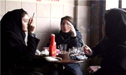 قبح‌شکنی زنان آذری در استعمال دخانیات