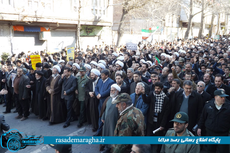 راهپیمایی عظیم ۲۲ بهمن، با حضور گسترده و پرشور مردم مراغه برگزار شد + تصاویر 41 DSCF3802 copy