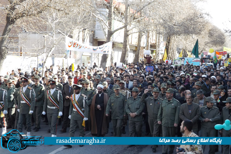 راهپیمایی عظیم ۲۲ بهمن، با حضور گسترده و پرشور مردم مراغه برگزار شد + تصاویر 42 DSCF3808 copy