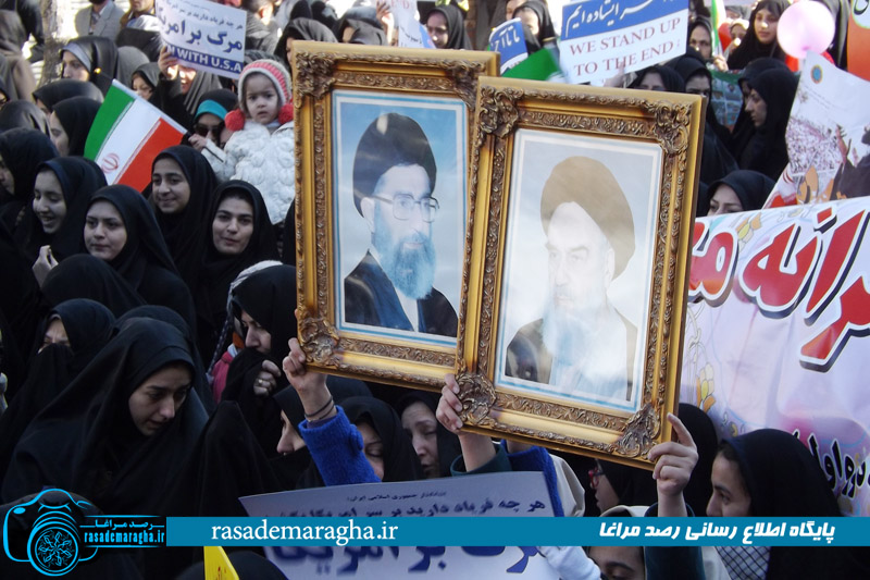 راهپیمایی عظیم ۲۲ بهمن، با حضور گسترده و پرشور مردم مراغه برگزار شد + تصاویر 56 DSCF3886 copy