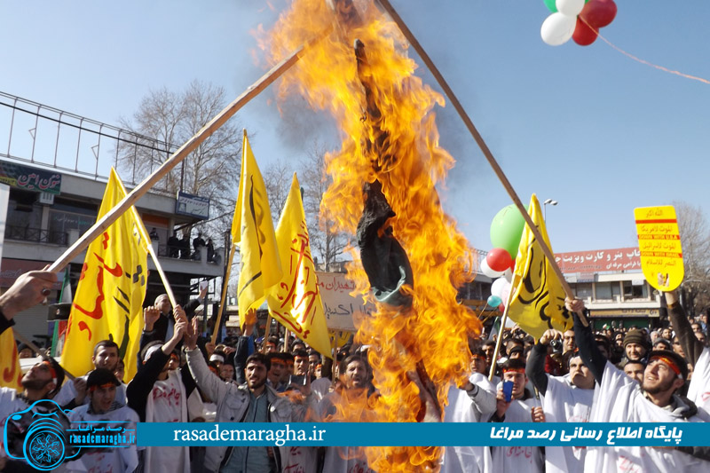 راهپیمایی عظیم ۲۲ بهمن، با حضور گسترده و پرشور مردم مراغه برگزار شد + تصاویر 73 DSCF3957 copy