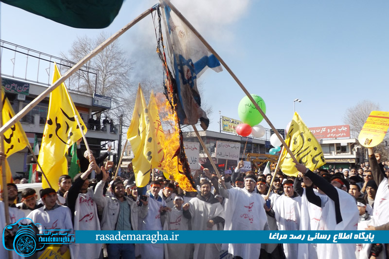راهپیمایی عظیم ۲۲ بهمن، با حضور گسترده و پرشور مردم مراغه برگزار شد + تصاویر 74 DSCF3958 copy