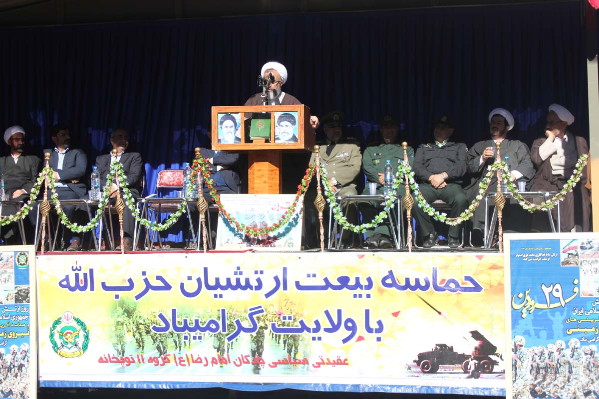 ارتش و نیروهای مسلح کشورمان درس گرفته از مکتب و تعالیم اسلامی هستند