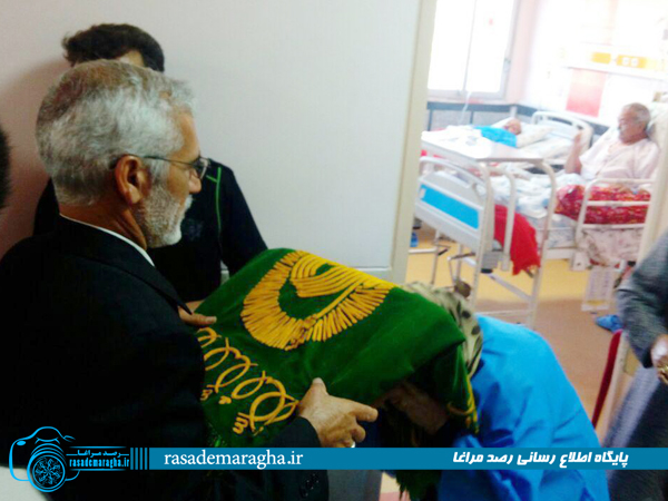 حضور خادمان حرم رضوی در شهرستان مراغه