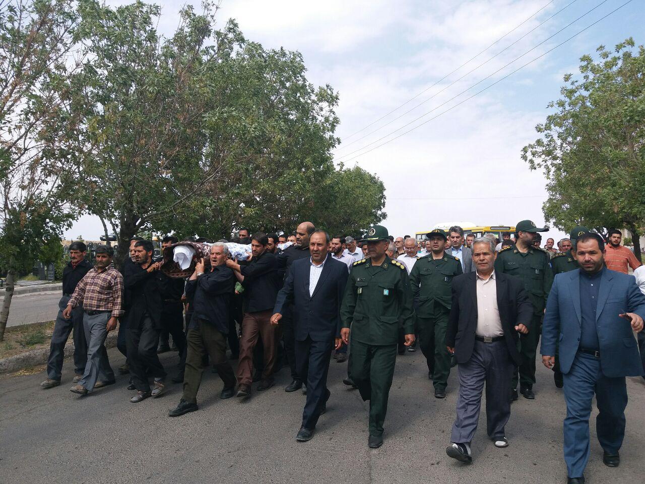 پدر ۲ شهید در مراغه به فرزندانش شهیدش پیوست