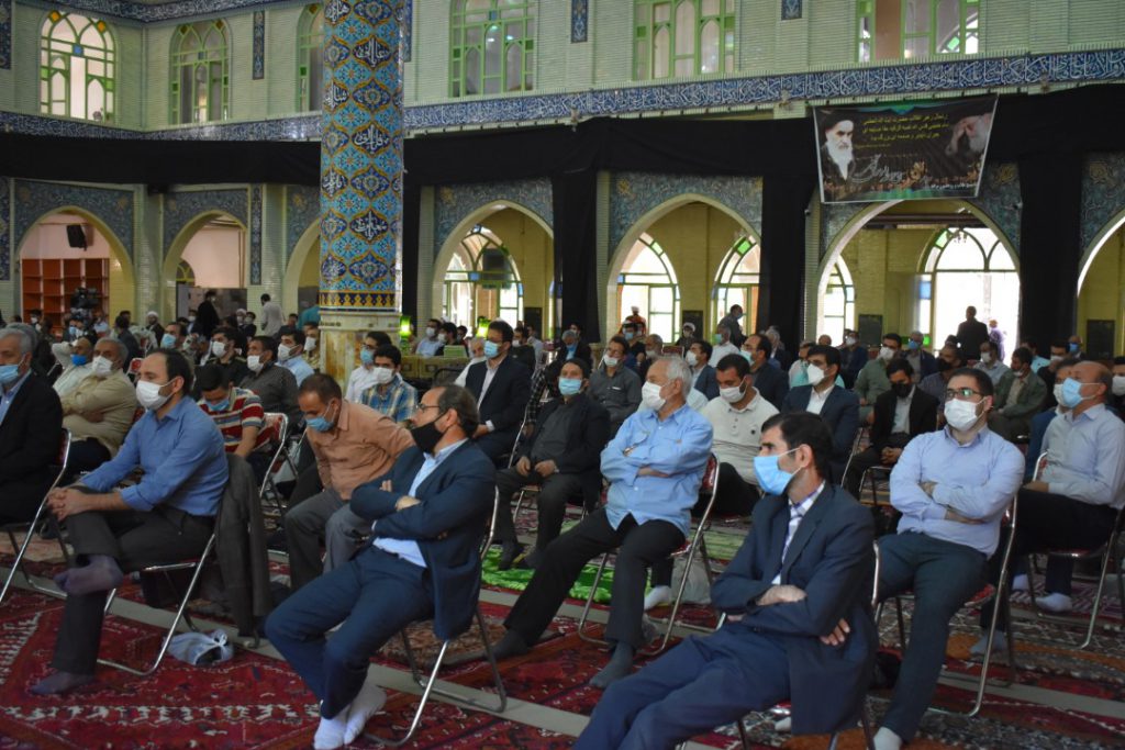 مراسم تکریم و بزرگداشت ارتحال رهبر کبیر انقلاب حضرت امام خمینی(ره) در مراغه 43 IMG 20210604 WA0007