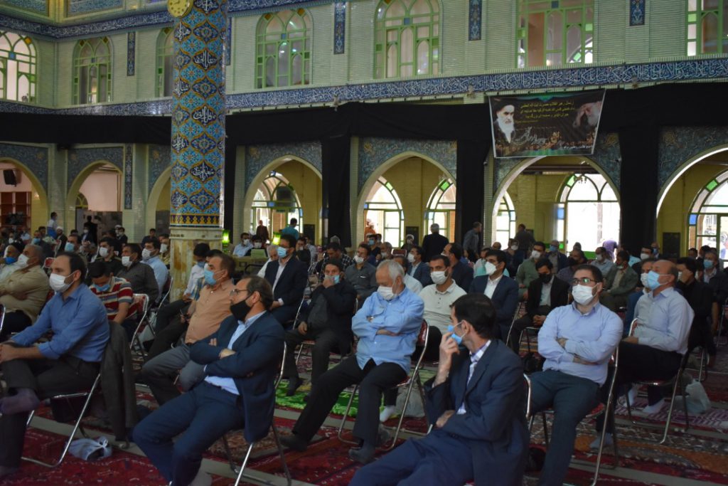 مراسم تکریم و بزرگداشت ارتحال رهبر کبیر انقلاب حضرت امام خمینی(ره) در مراغه 35 IMG 20210604 WA0020