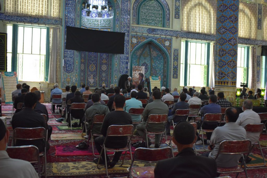 مراسم تکریم و بزرگداشت ارتحال رهبر کبیر انقلاب حضرت امام خمینی(ره) در مراغه 37 IMG 20210604 WA0022