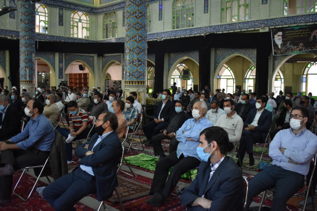 مراسم تکریم و بزرگداشت ارتحال رهبر کبیر انقلاب حضرت امام خمینی(ره) در مراغه 26 IMG 20210604 WA0027