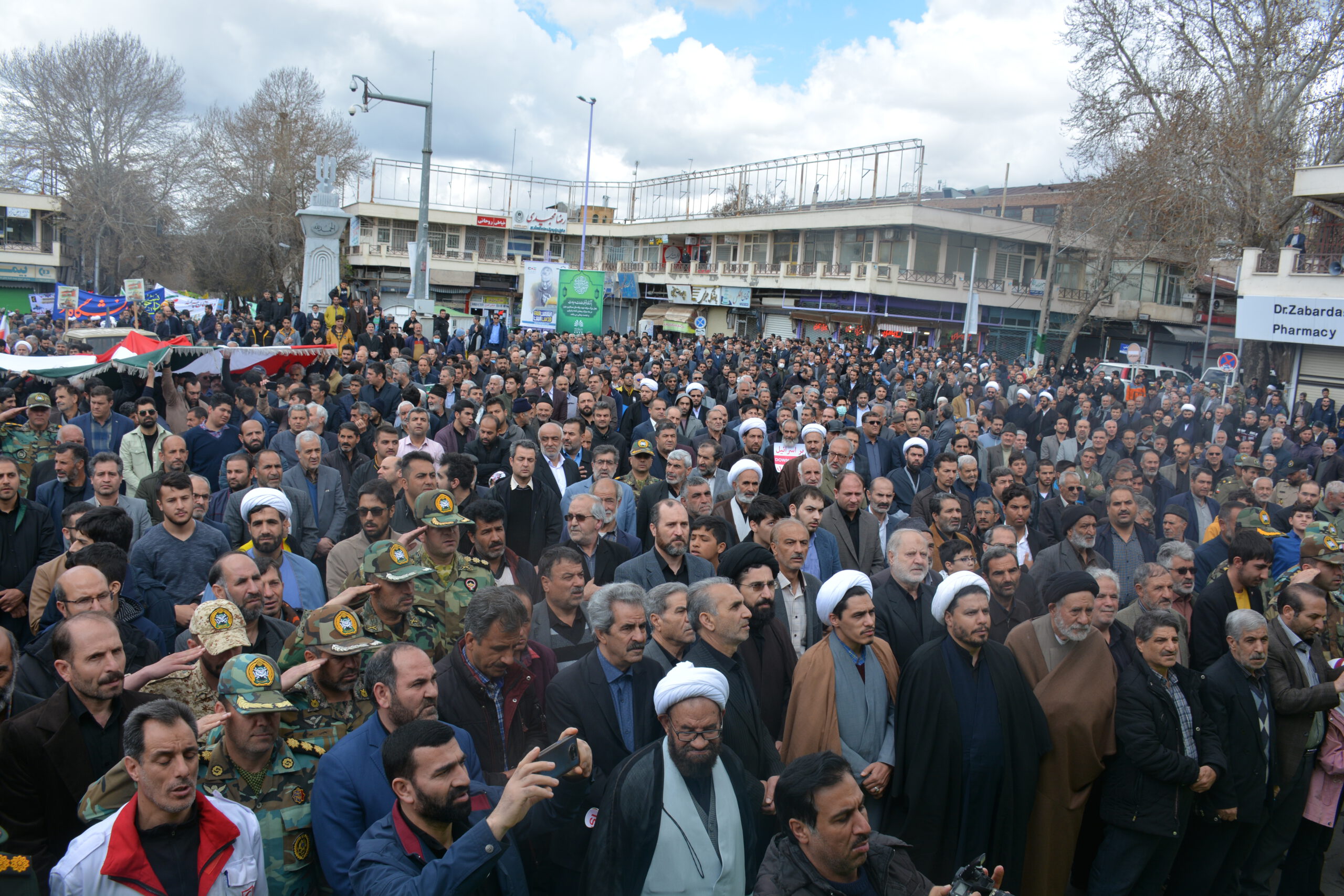 راهپیمایی باشکوه مردم روزه دار مراغه در روی جهانی قدس