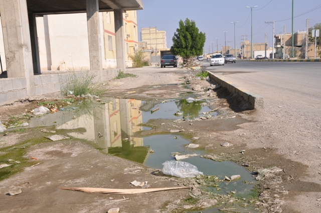 نبود شبکه آب و فاضلاب در شهرک امام حسن مراغه