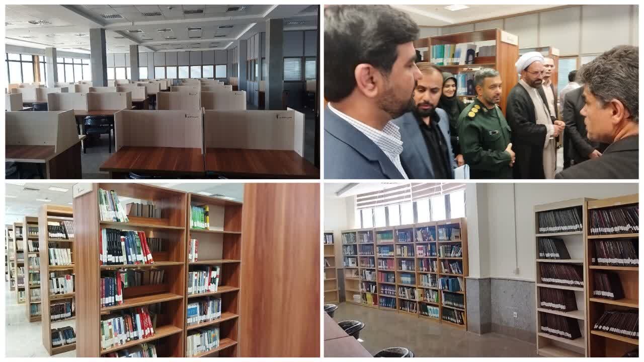 کتابخانه مرکزی دانشگاه مراغه افتتاح شد