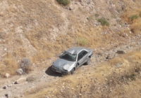 سقوط خودروی سواری به دره در ورودی شهرک فاطمیه
