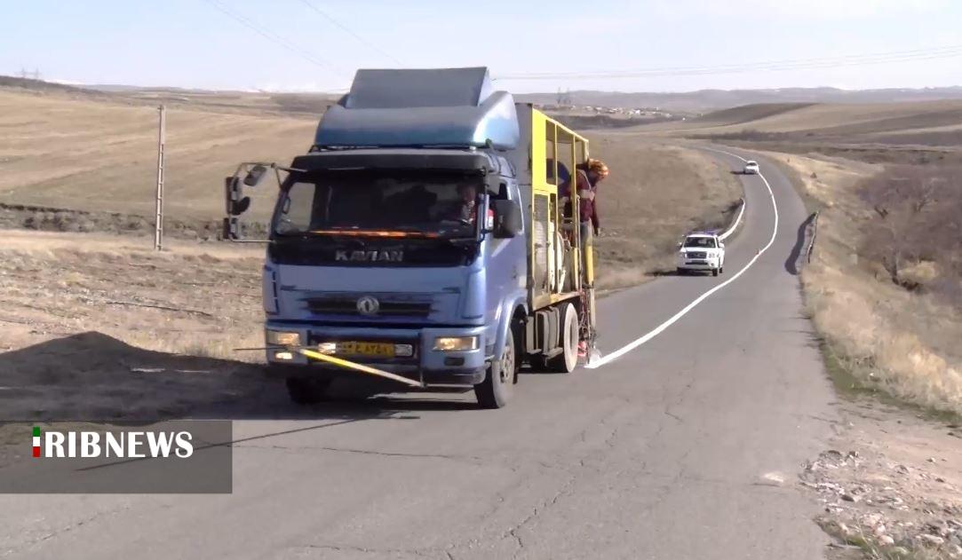 خط کشی راه‌ها با حکم جایگزین حبس در مراغه