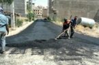 نظارت دقیق شهرداری بر ترمیم آسفالت مکان های حفاری شده