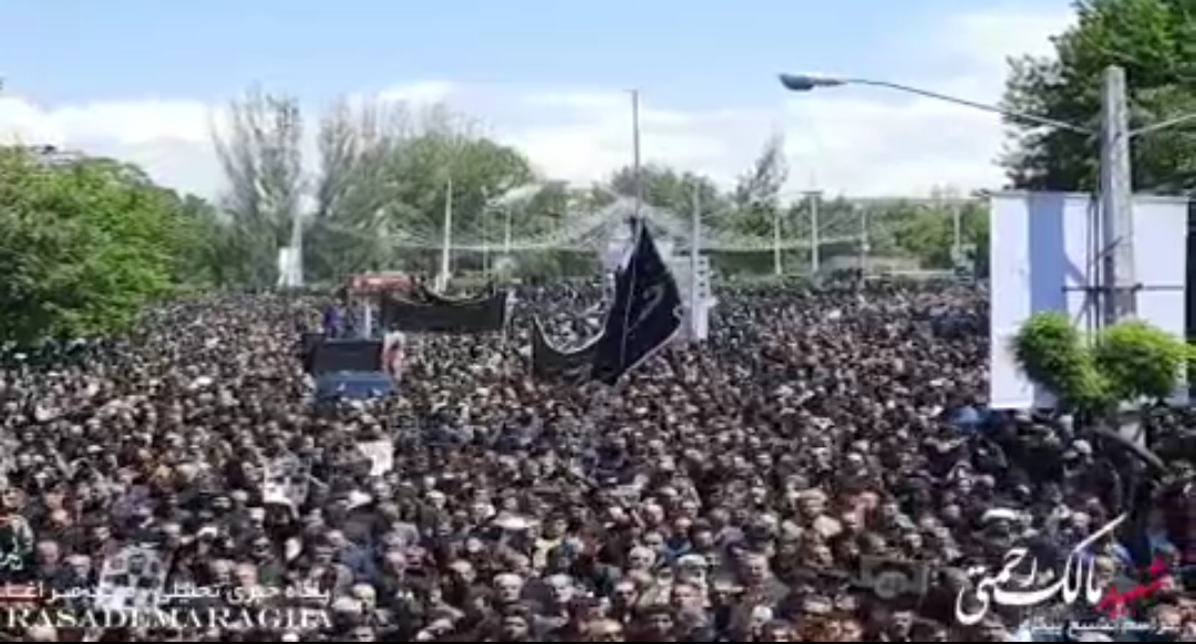 تصاویری از حضور باشکوهِ مردم شهرستان مراغه