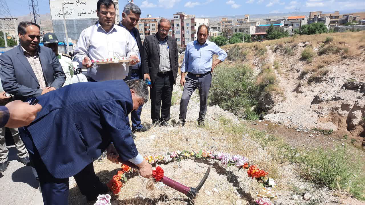 کلنگ زنی فاز سوم کانال ولیعصر در مراغه