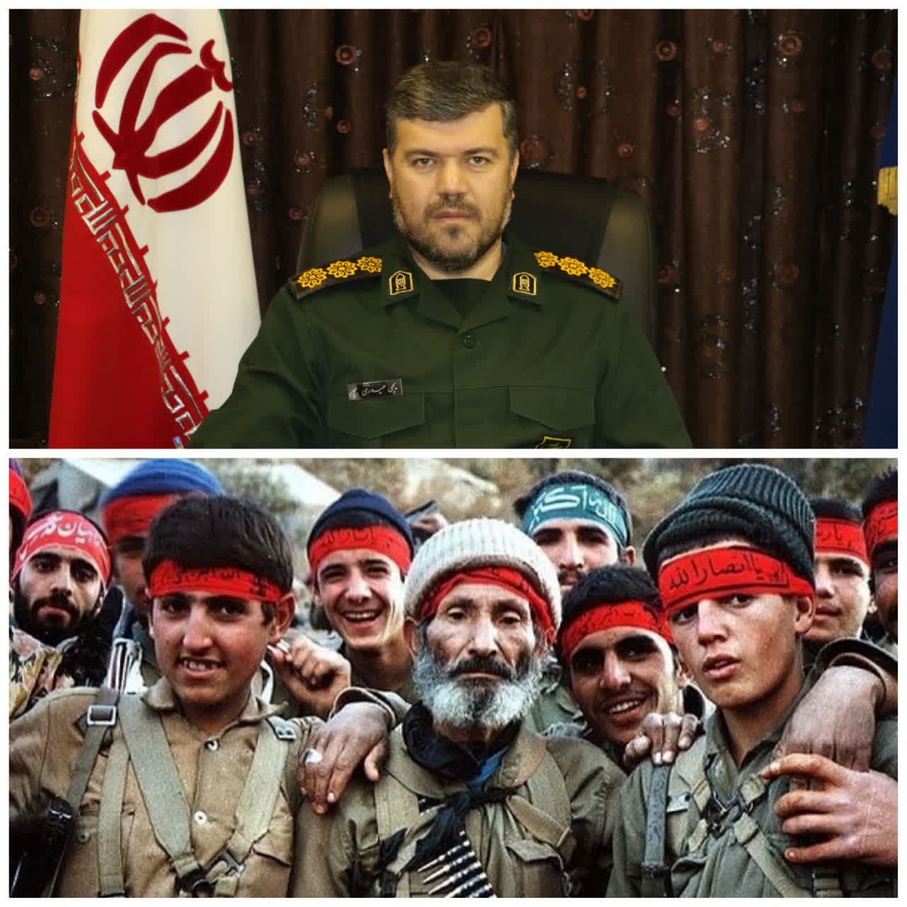 پیام تبریک فرمانده سپاه مراغه به مناسبت هفته دفاع مقدس