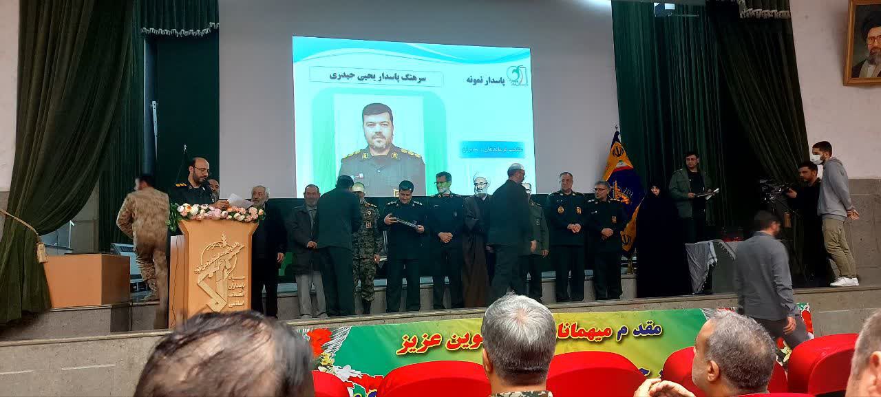 فرمانده سپاه مراغه به عنوان پاسدار نمونه استان معرفی شد