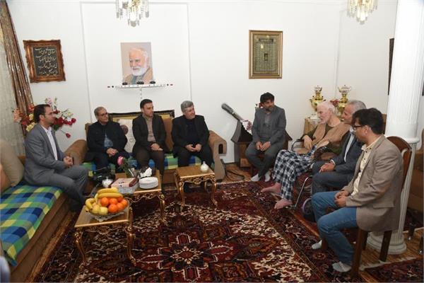 دیدار مدیرکل فرهنگ و ارشاد اسلامی استان با استاد حیدر عباسی