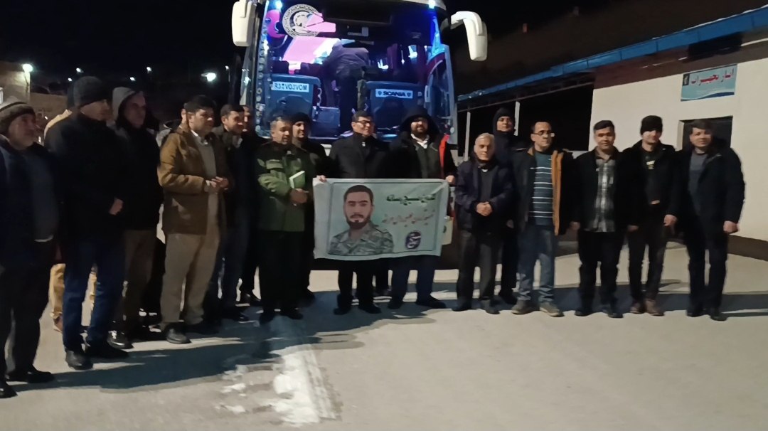 کاروان بسیج رسانه مراغه راهی مشهد مقدس شد