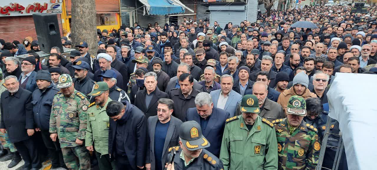 بدرقه مردمی دکتر امین امینیان + تصویر