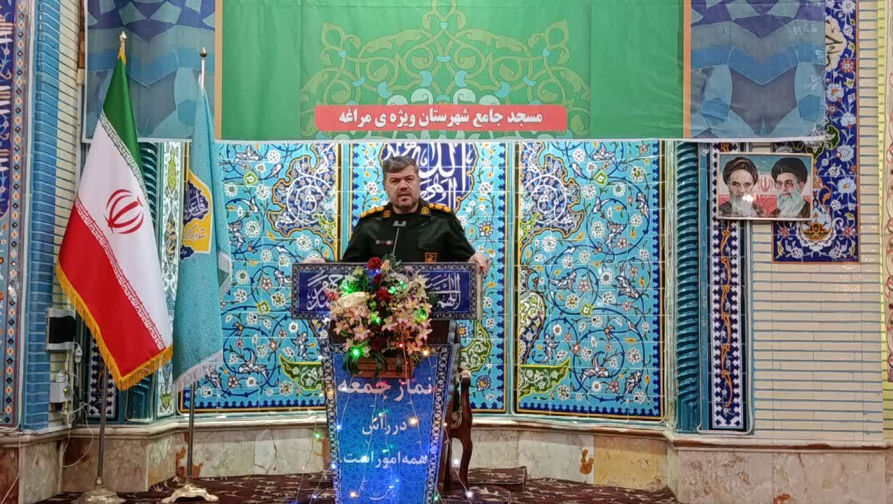 فرمانده سپاه مراغه: مطالبات اقتصادی و معیشتی مردم باید مورد توجه مسئولان دولتی قرار بگیرد 