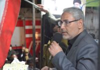 معاون سیاسی سپاه عاشورا: خون رهبر انقلاب به ما عزت و هویت بخشید / شکست هیمنه آمریکا، جهان را مبهوت کرده است
